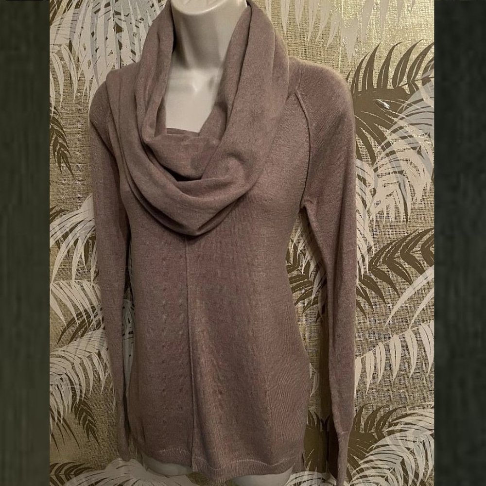 Between Me & You Anthropologie Women's Cowl Neck Tunic Sweater Sz 6 - 8
